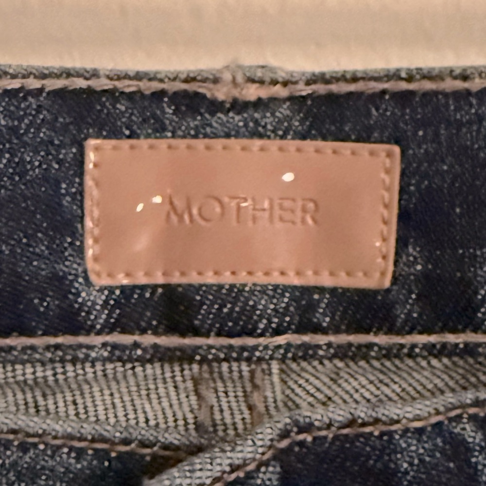 NWT Mother Women’s The Rascal Skimp Yee Haw Straight Leg Denim Jeans Size 28 - Picture 13 of 15